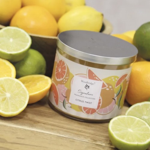 Citrus Twist 3 wick Candle 410g