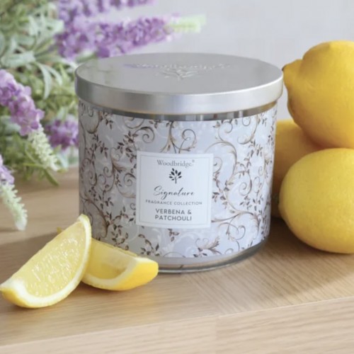 Verbena & Patchouli 3 wick Candle 410g